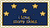 I love starry skies